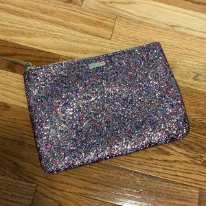 GUC Kate Spade Zippered Glitter Bag